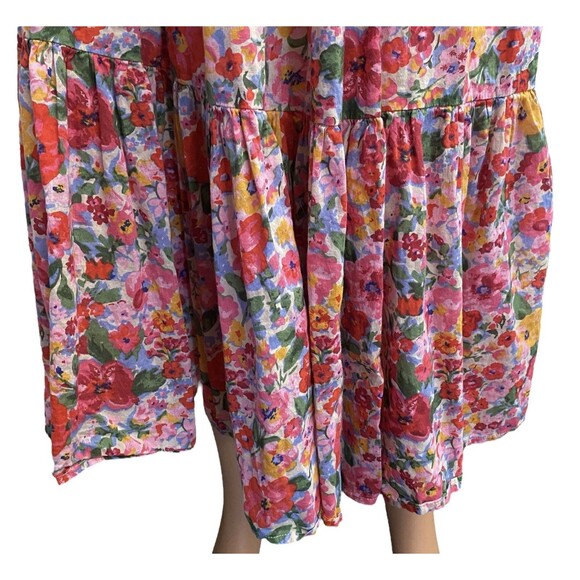 Natural Life Maxi Skirt dress floral Cottage Prairie Size Small - Picture 9 of 13